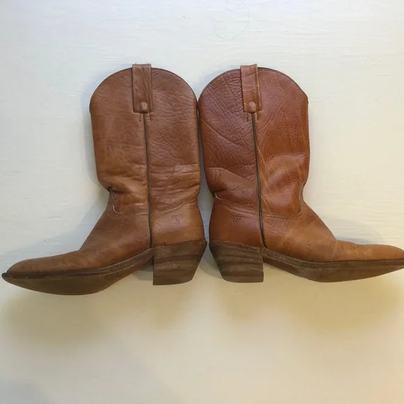 Frye Brown Leather Women's Boots - Picture 4 of 8
